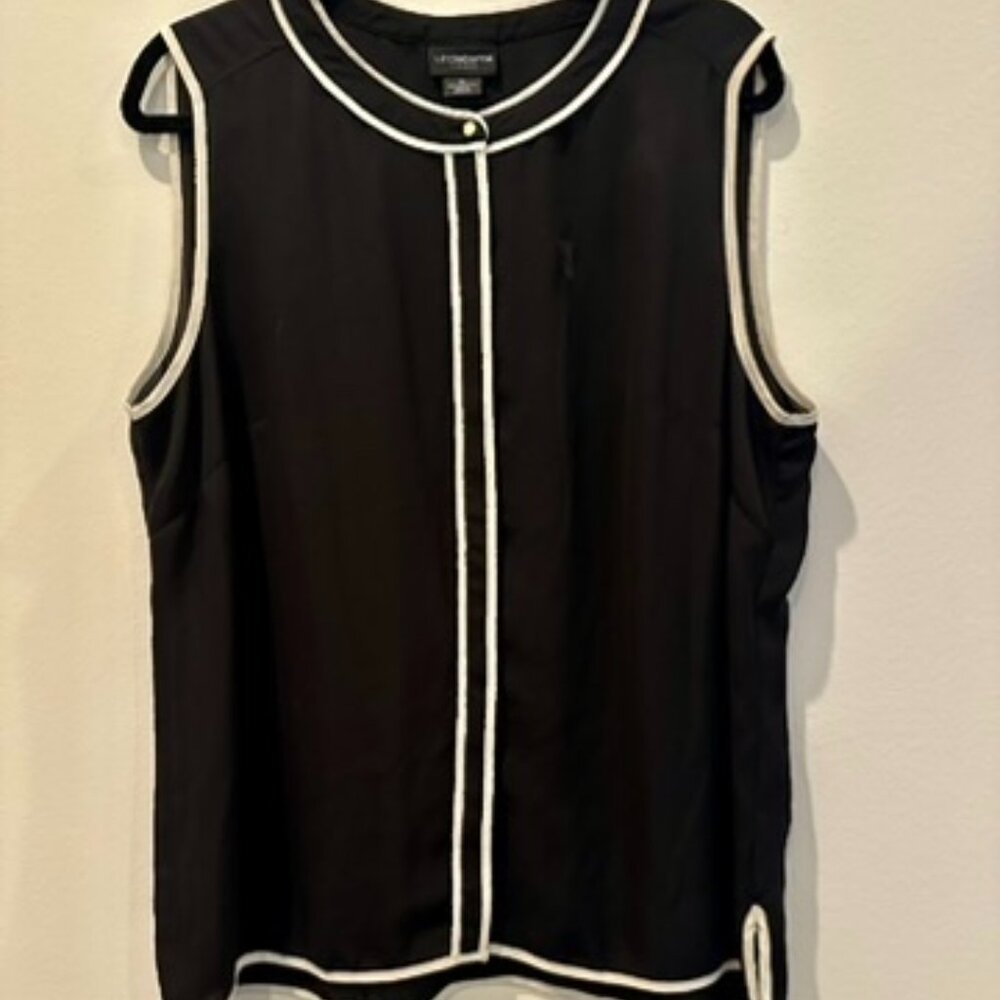 Sleeveless Business Casual Liz Claiborne sleeveless top